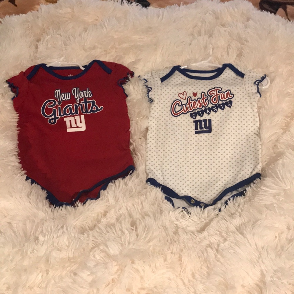 NFL NYG Baby Girl 2 pk💕